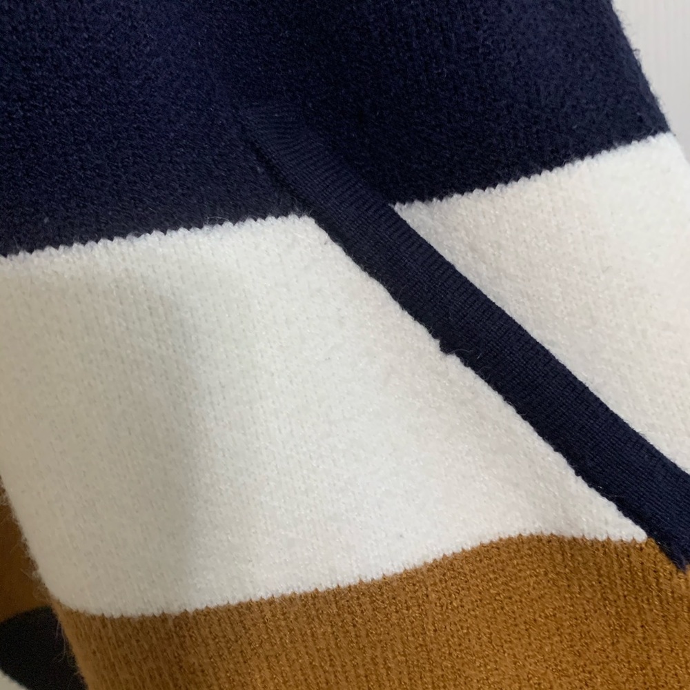 Vici Pocketed Striped Cardigan Size L - Picture 7 of 8